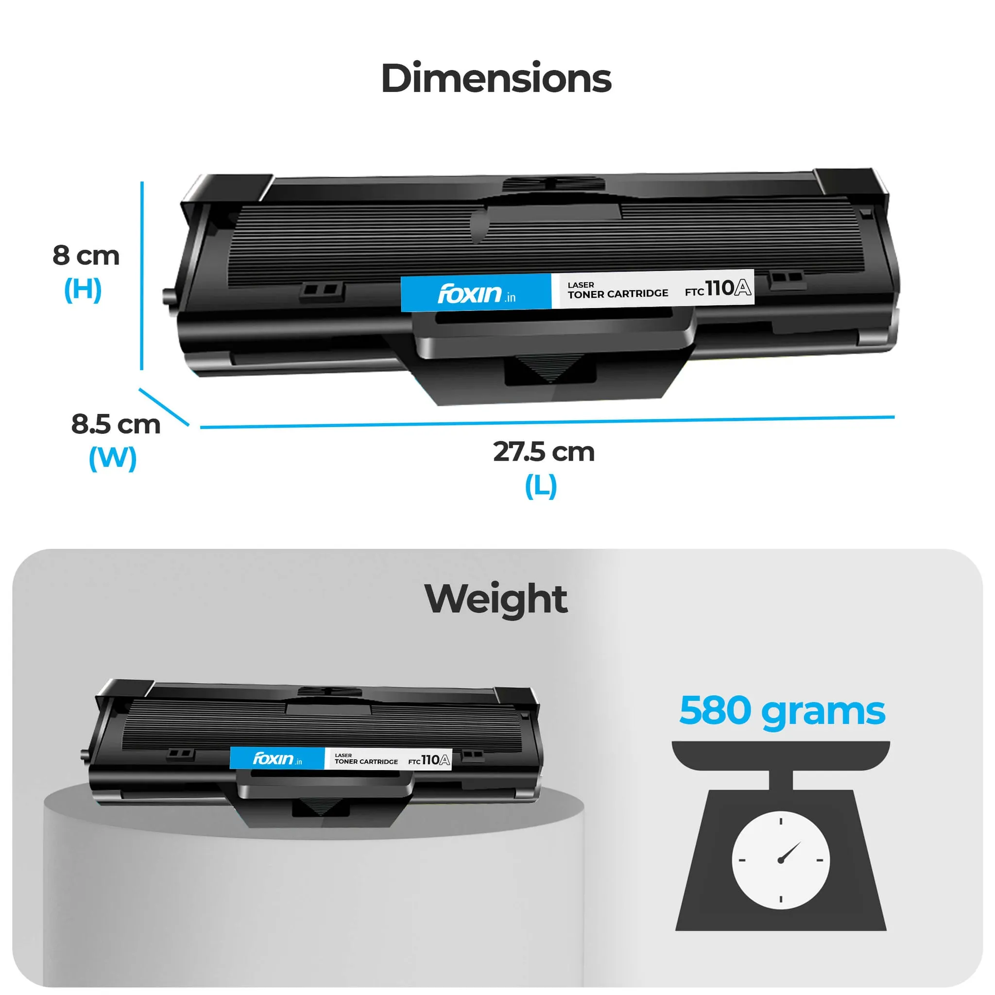Foxin Compatible Laser Cartridge For HP 110A view 2